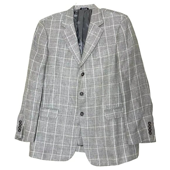 Peter Millar Linen Sport Coat Jacket Blazer Men's 42 Long Quiet Luxury Old Money - Picture 1 of 8